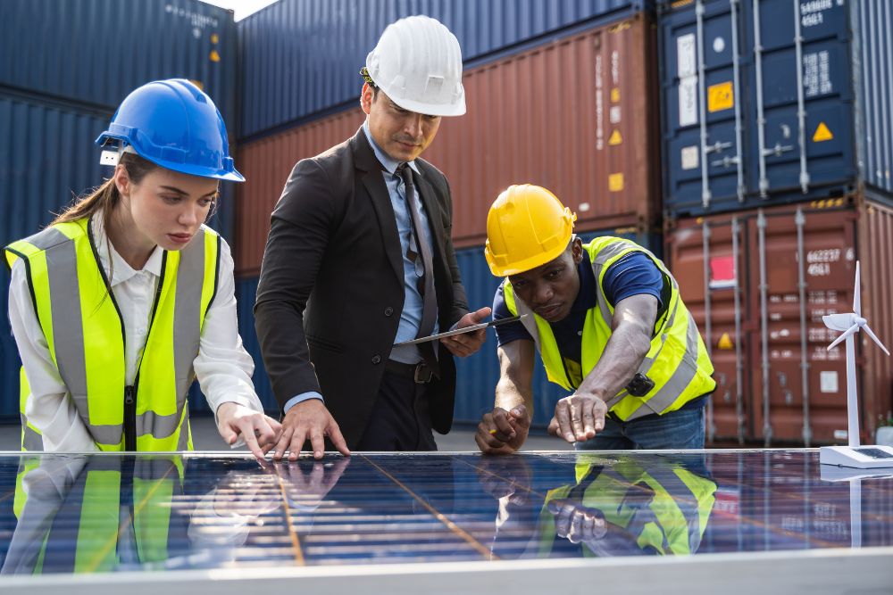 Integrating renewable energy in the logistics chain